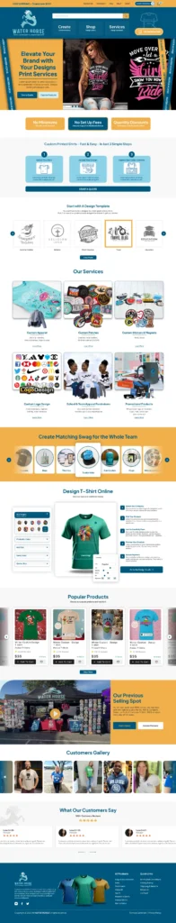 Water Horse Website Showcase